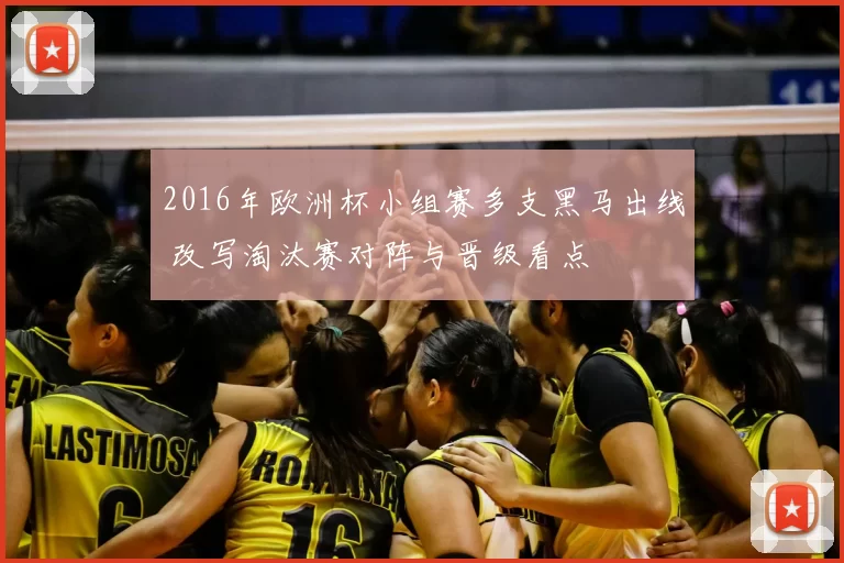 2016年欧洲杯小组赛多支黑马出线 改写淘汰赛对阵与晋级看点