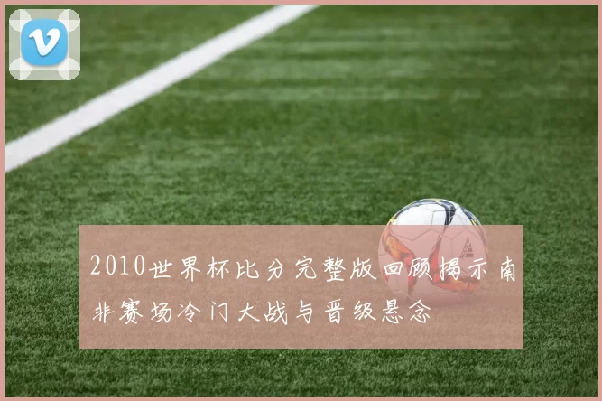 2010世界杯比分完整版回顾揭示南非赛场冷门大战与晋级悬念